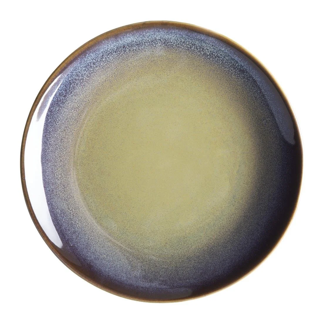 Olympia Birch Coupe Plates Aubergine 205mm (6 Pack)