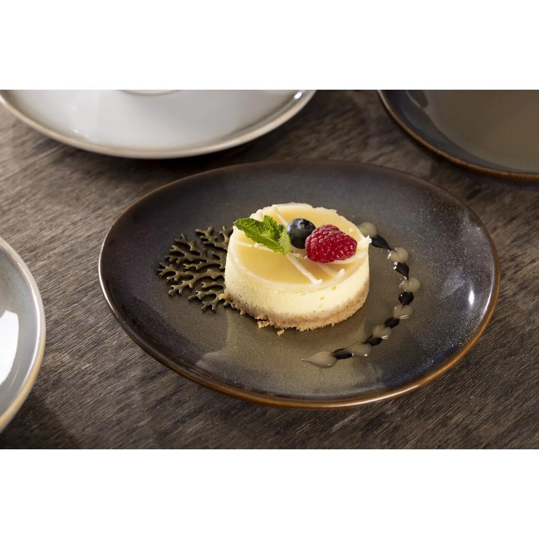 Olympia Birch Coupe Plates Aubergine 205mm (6 Pack) - Image 7