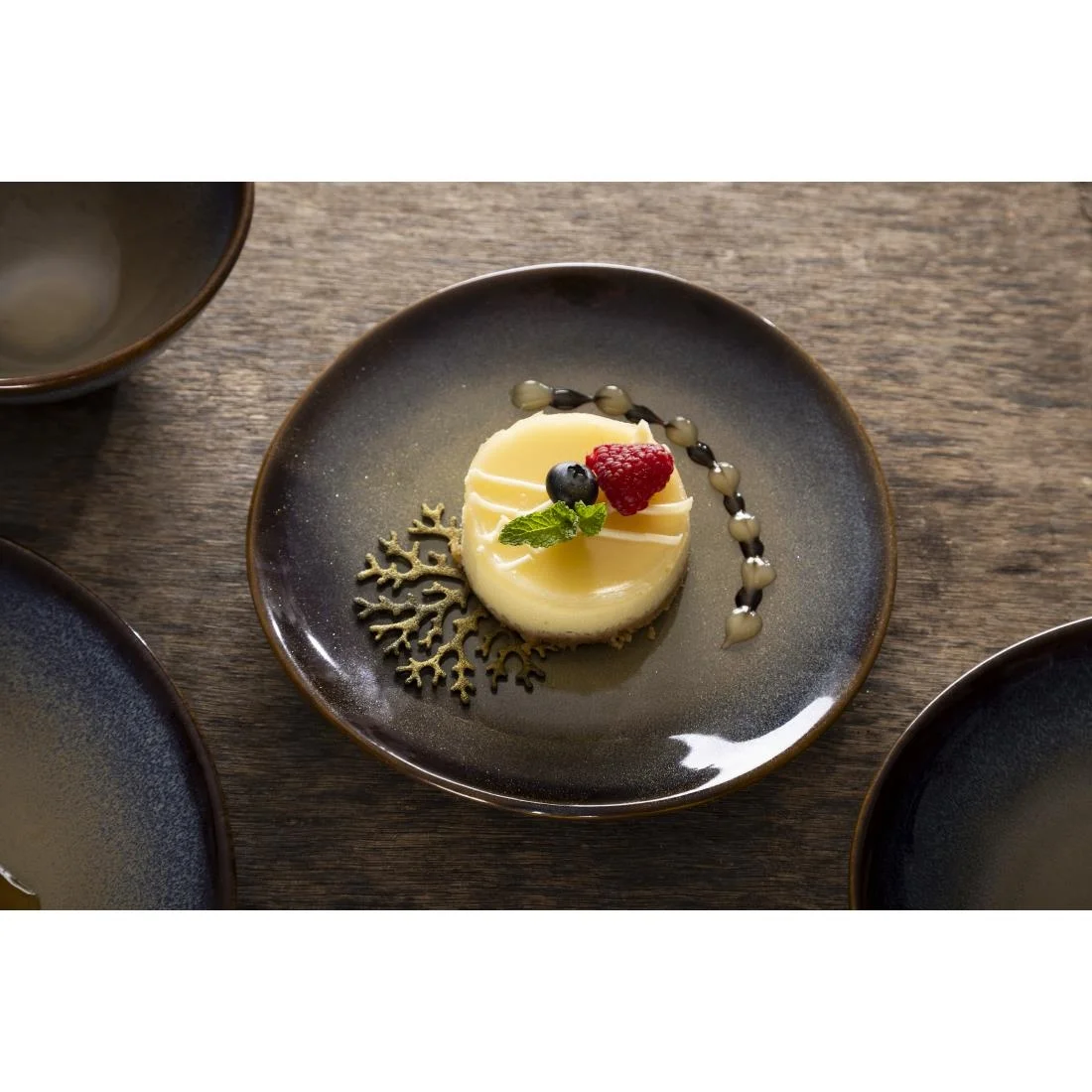 Olympia Birch Coupe Plates Aubergine 205mm (6 Pack) - Image 6