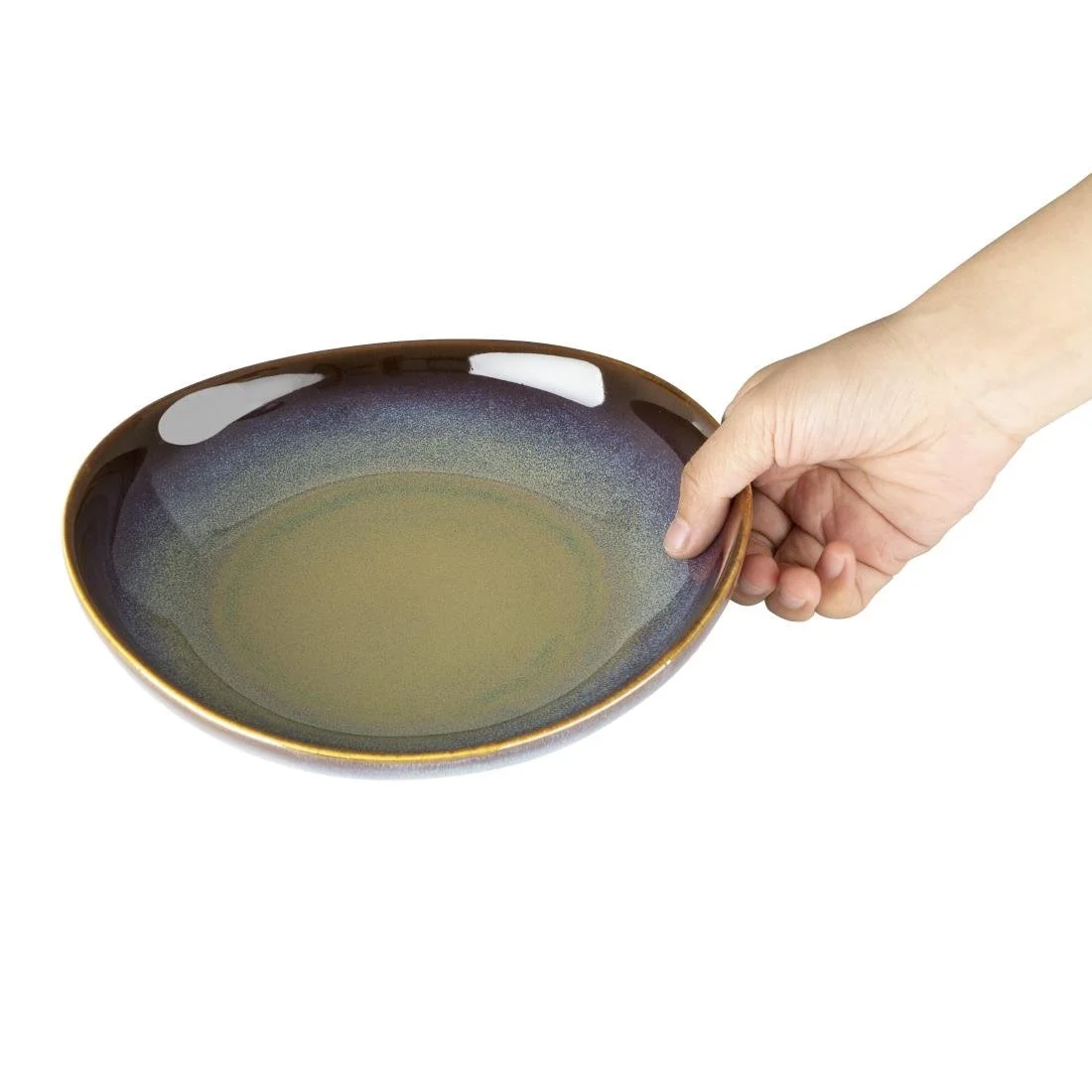 Olympia Birch Wide Bowls Aubergine 205mm (6 Pack) - Image 4