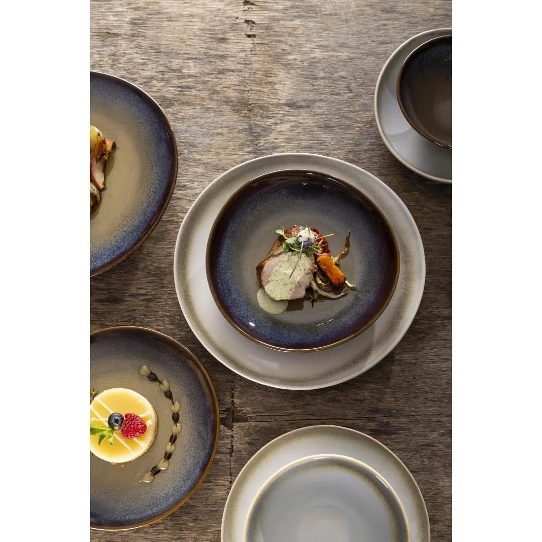 Olympia Birch Deep Bowls Aubergine 460ml (6 Pack) - Image 6
