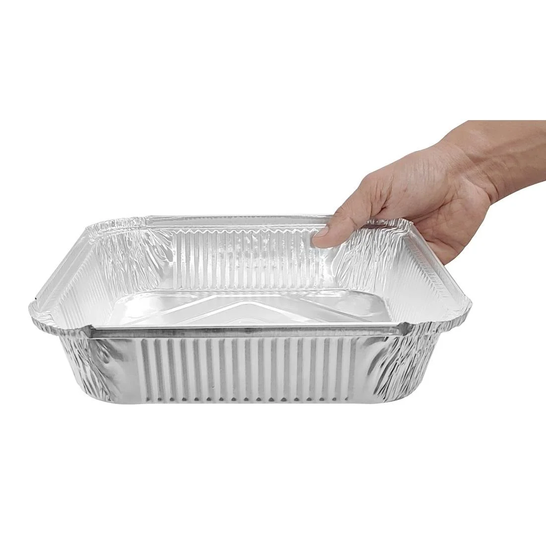 Fiesta Recyclable Deep Foil Containers 2100ml (200 Pack) - Image 3