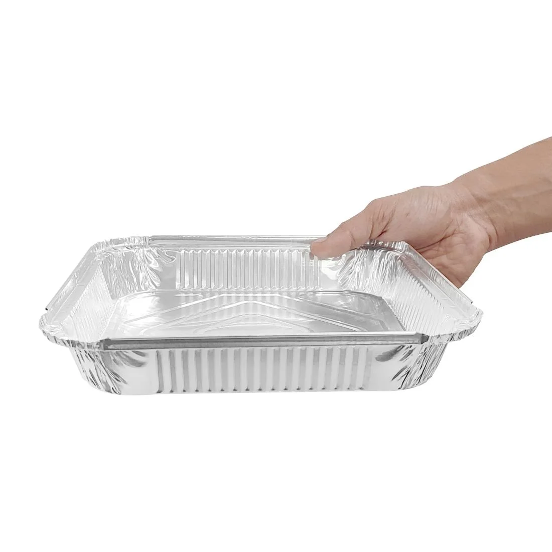 Fiesta Recyclable Shallow Foil Containers 1580ml (200 Pack) - Image 5