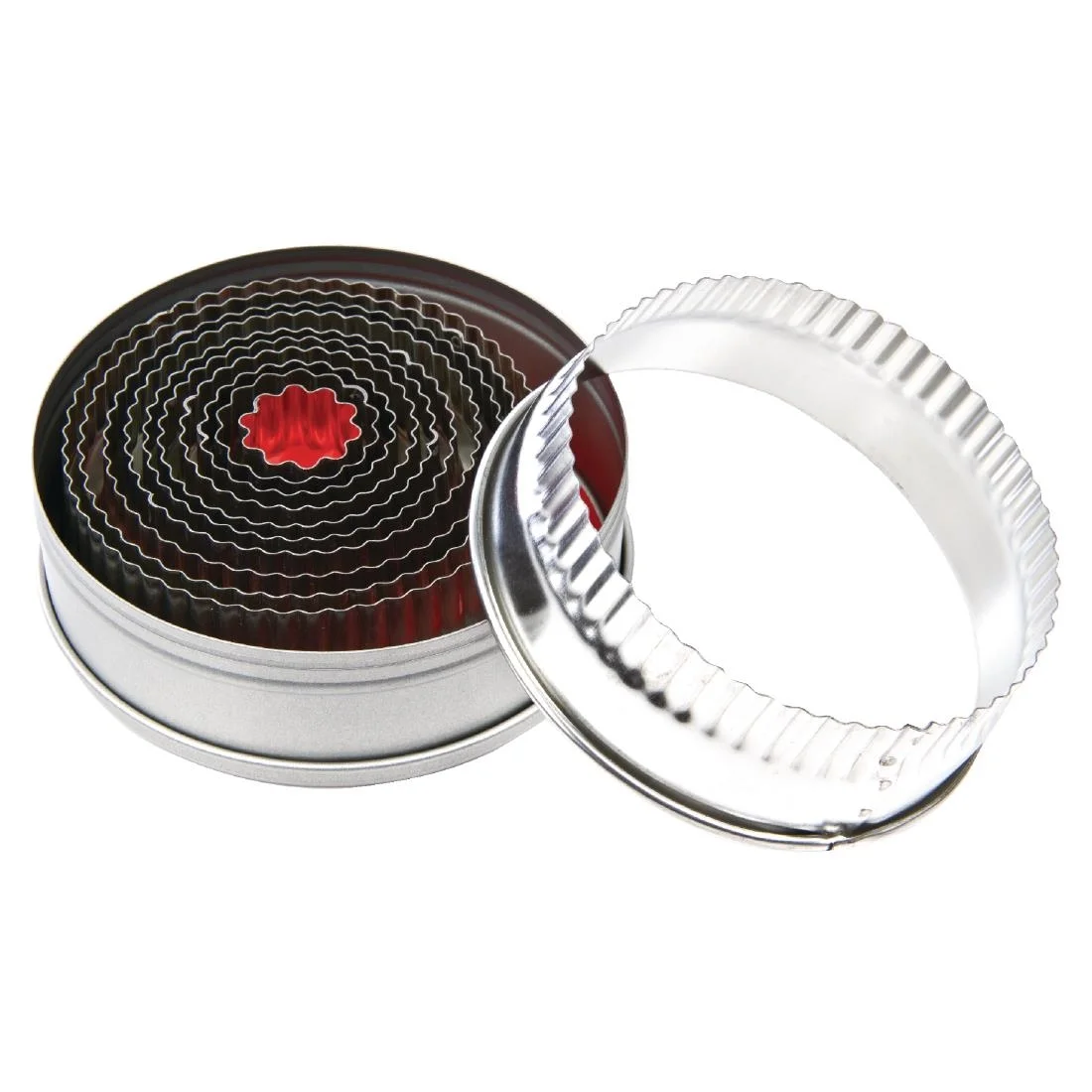 Vogue Round Fluted Pastry Cutter Set - Image 2