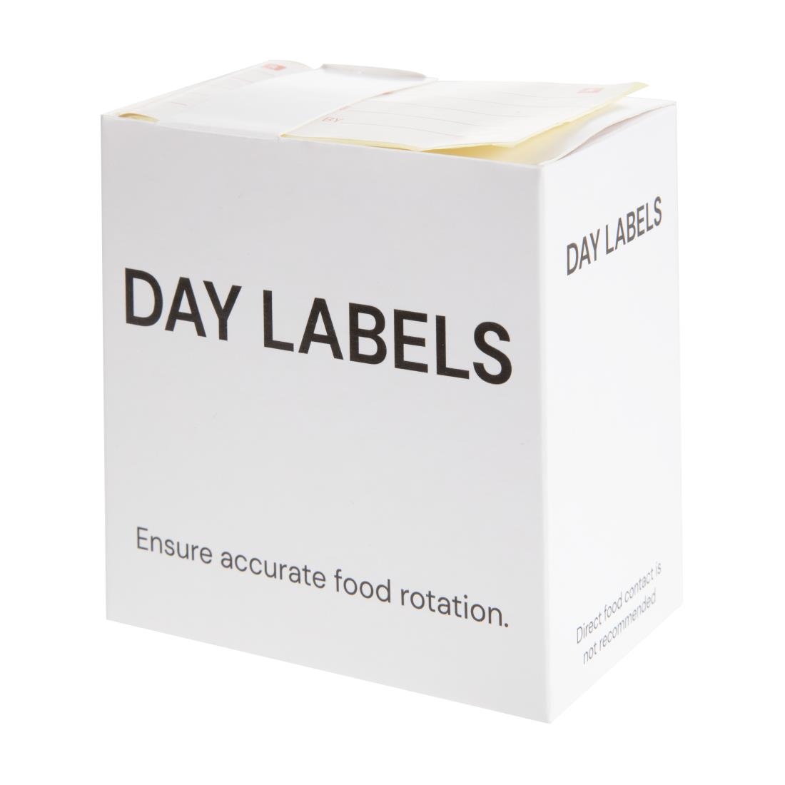 Vogue Removable Prepped Food Labels