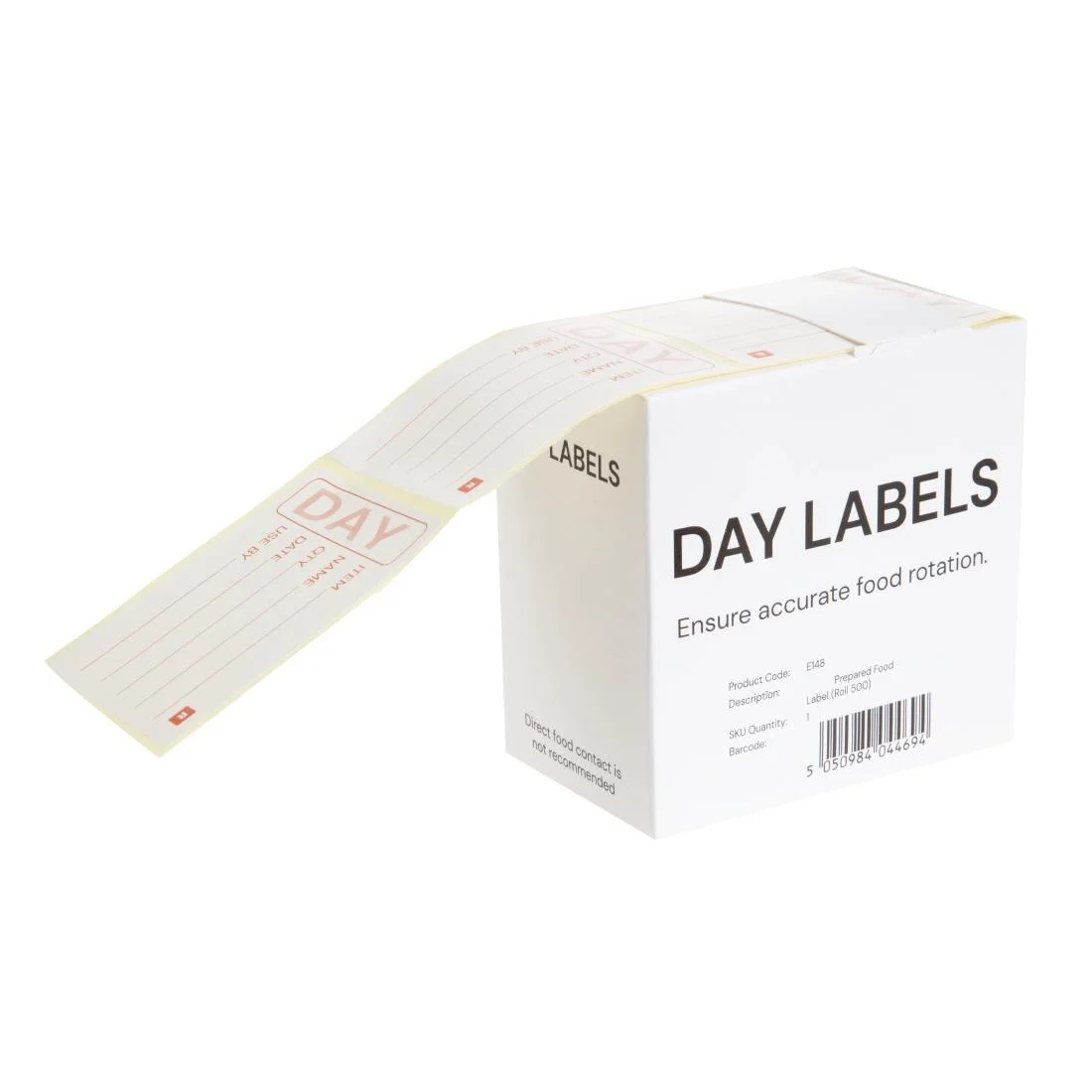Vogue Removable Prepped Food Labels - Image 5