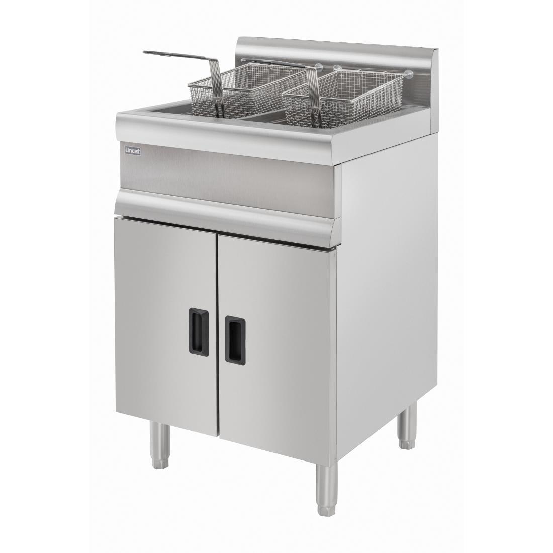 Lincat Silverlink 600 Free Standing Twin Natural Gas Fryer J10/N