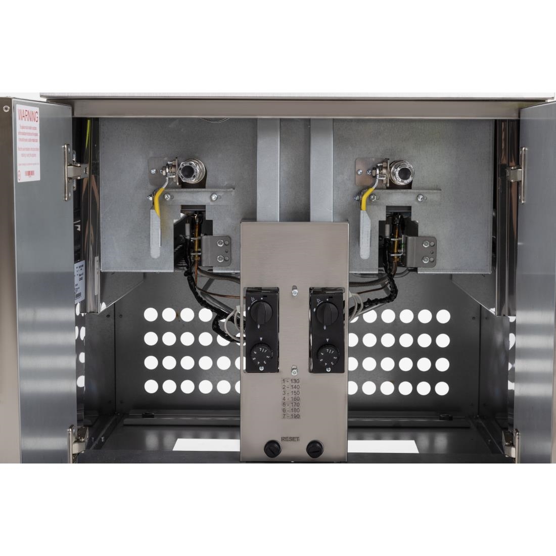 Lincat Silverlink 600 Free Standing Twin Natural Gas Fryer J10/N