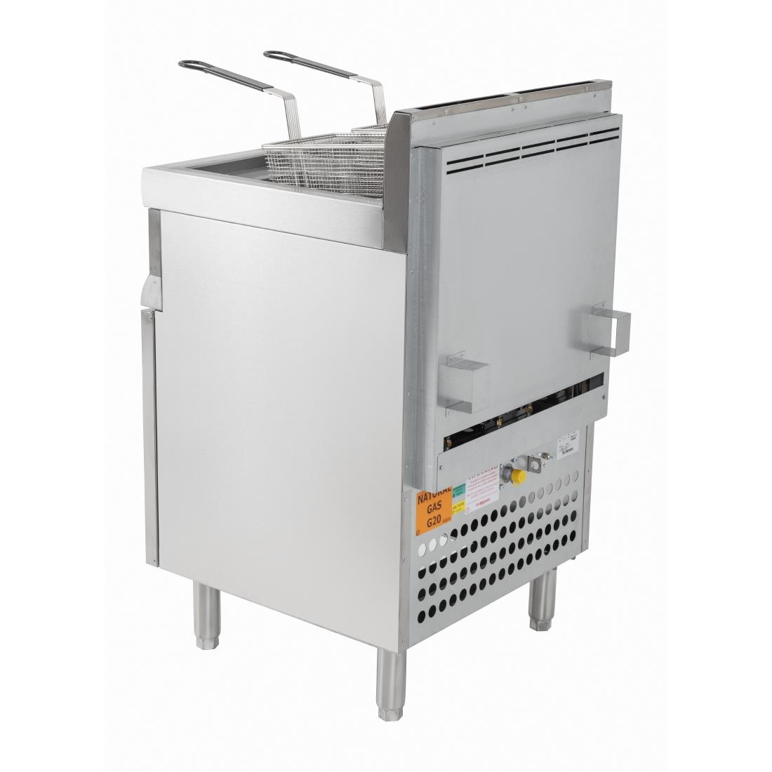 Lincat Silverlink 600 Free Standing Twin Natural Gas Fryer J10/N