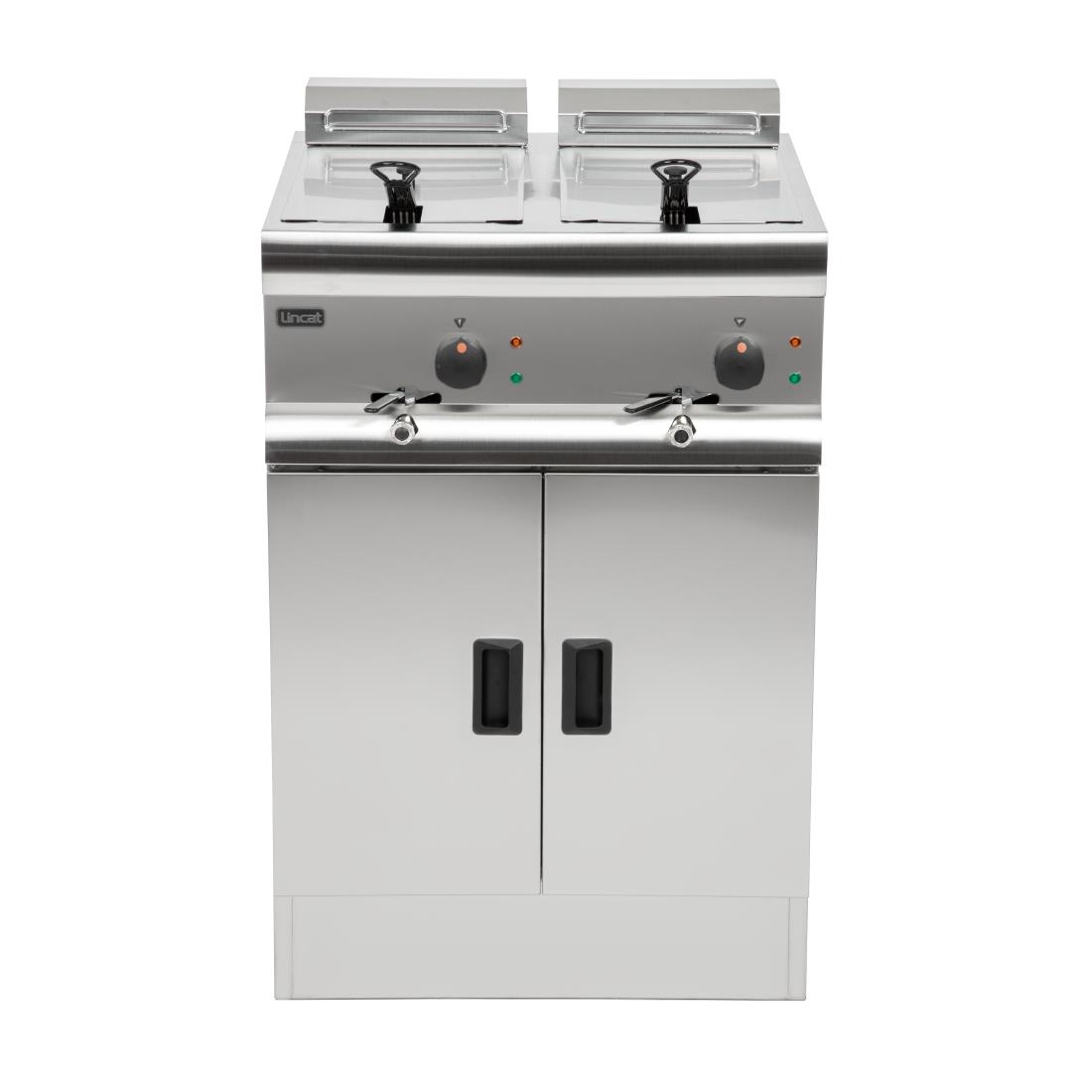 Lincat Silverlink 600 Free Standing Double Electric Fryer J18