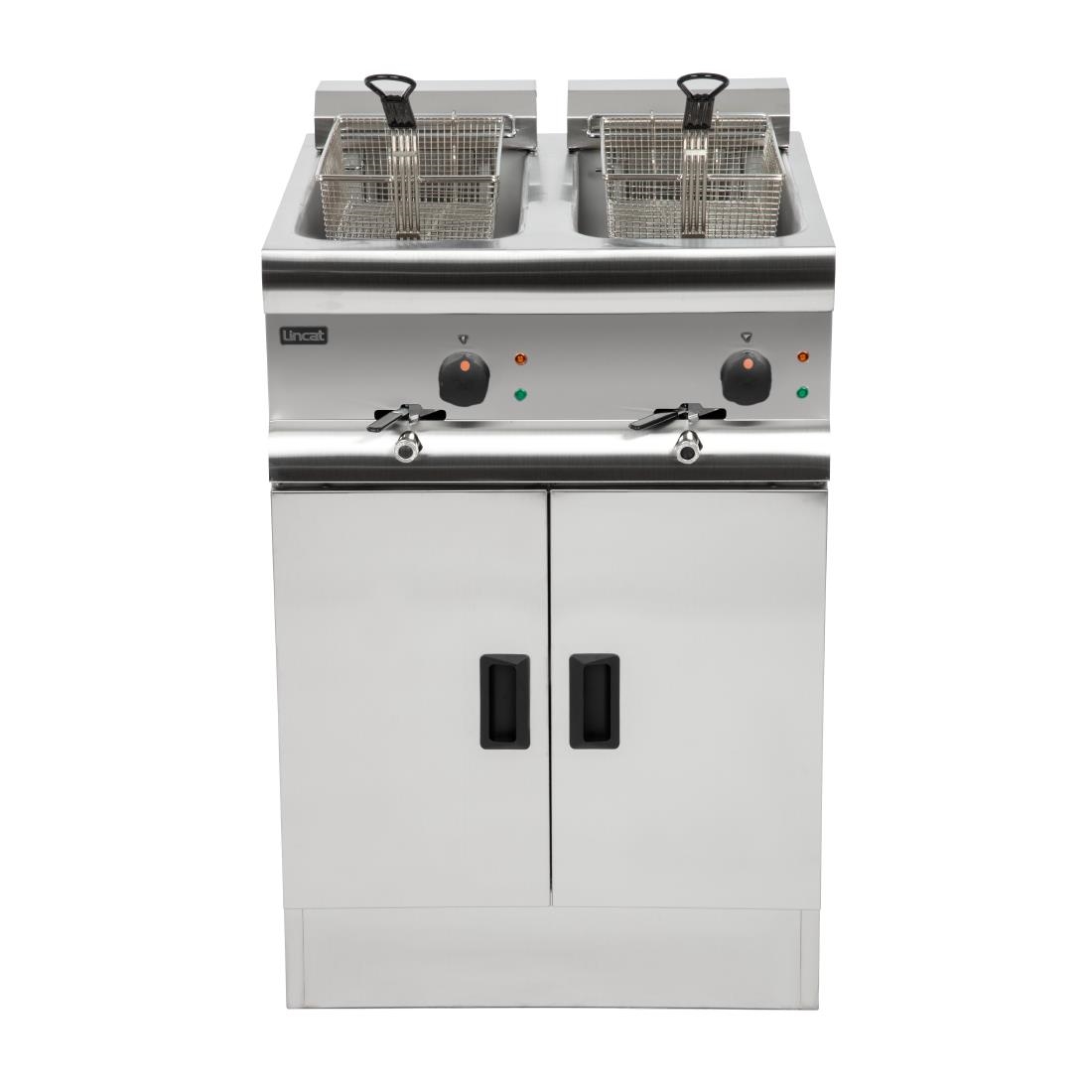Lincat Silverlink 600 Free Standing Double Electric Fryer J18