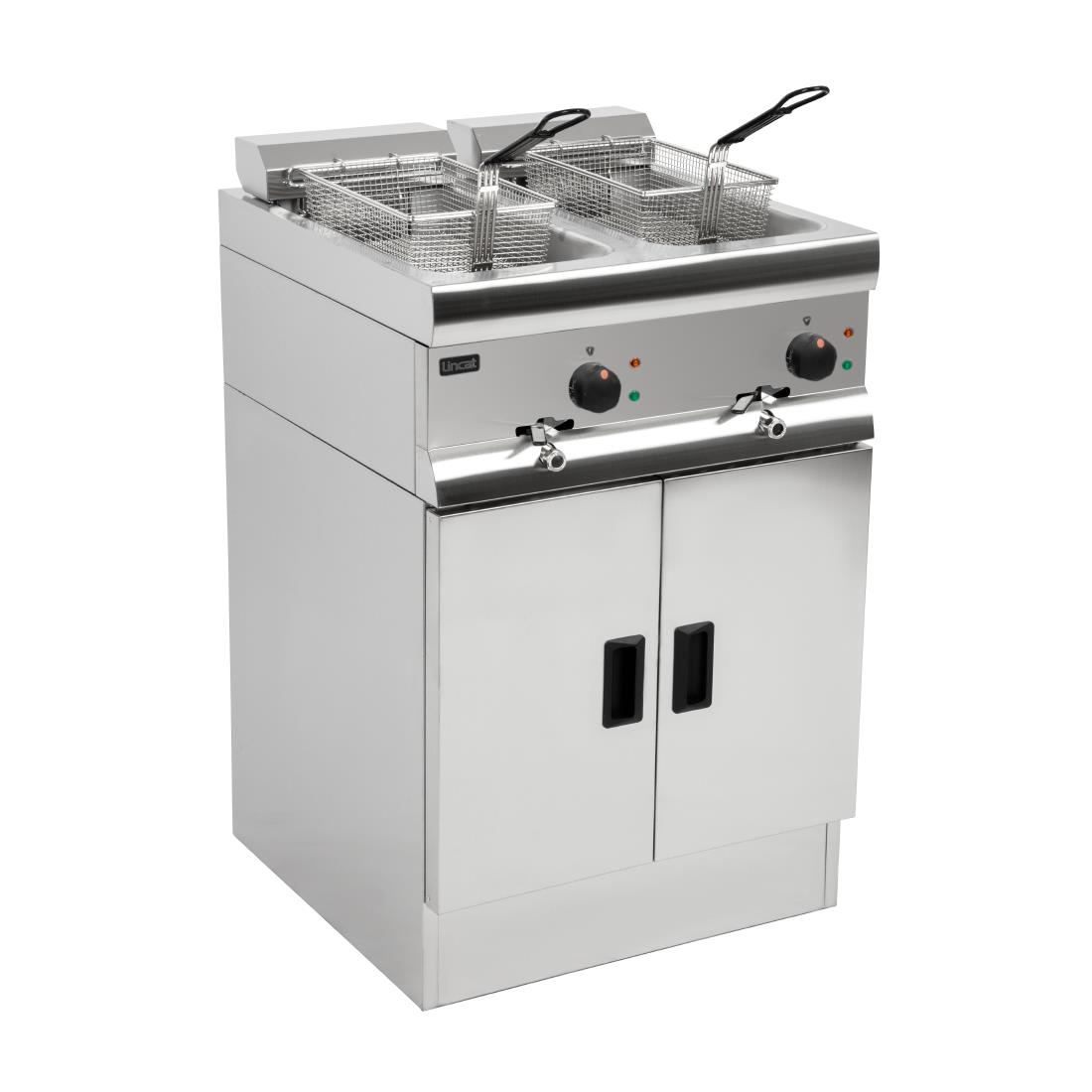 Lincat Silverlink 600 Free Standing Double Electric Fryer J18