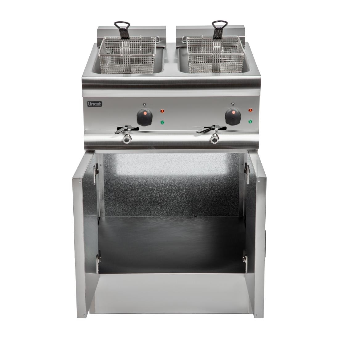 Lincat Silverlink 600 Free Standing Double Electric Fryer J18