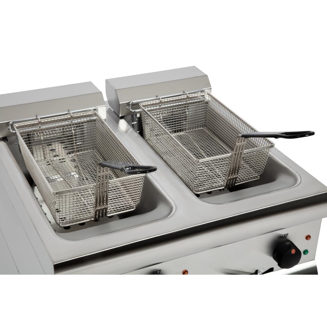 Lincat Silverlink 600 Free Standing Double Electric Fryer J18