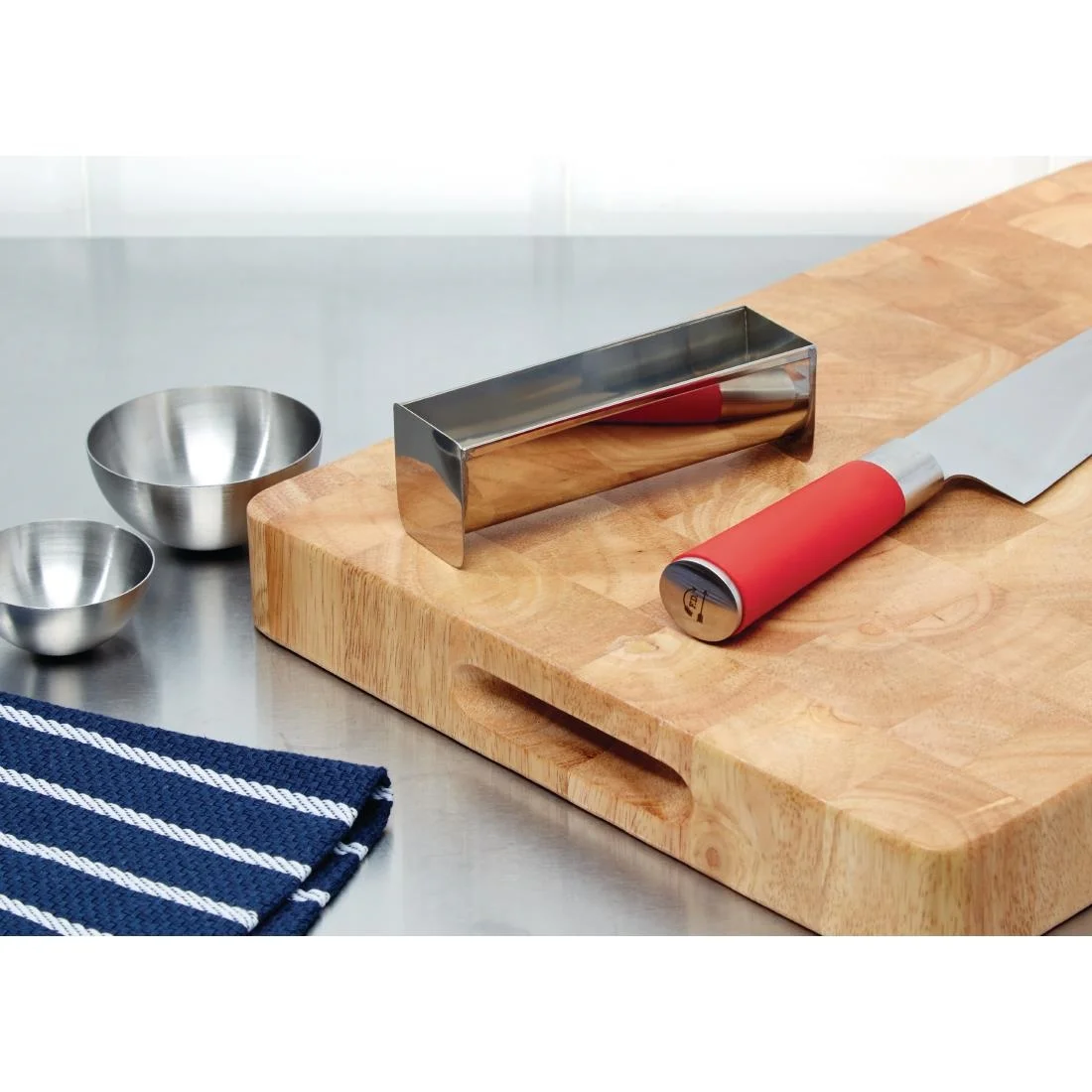Vogue U Shaped Stainless Steel Terrine Mould 135mm - Image 2