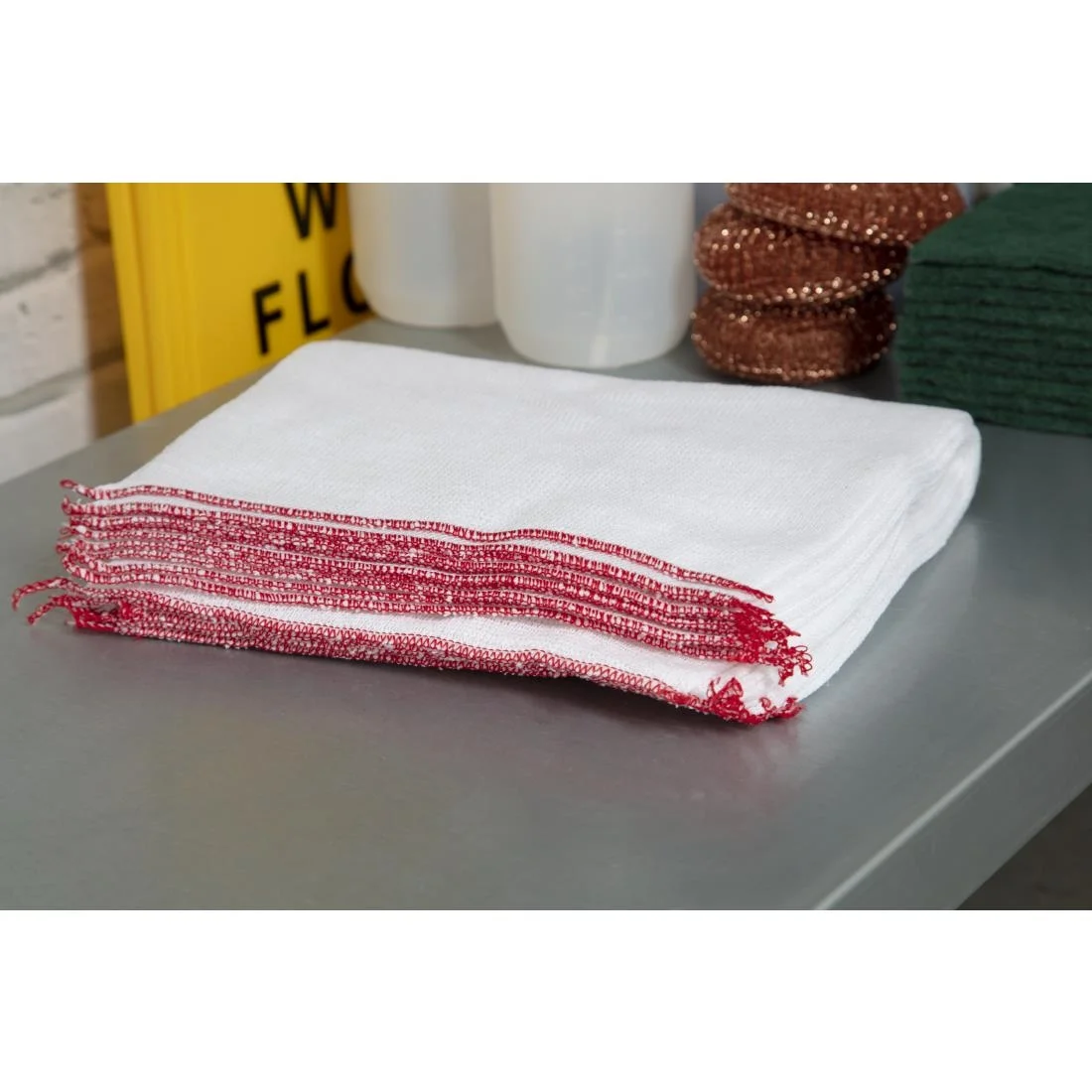 Jantex Dish Cloths Bleached - Image 6