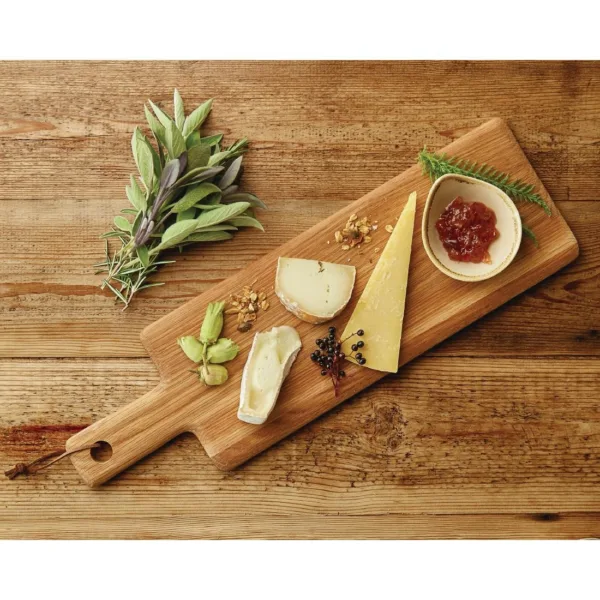 Olympia Oak Handled Wooden Board Medium