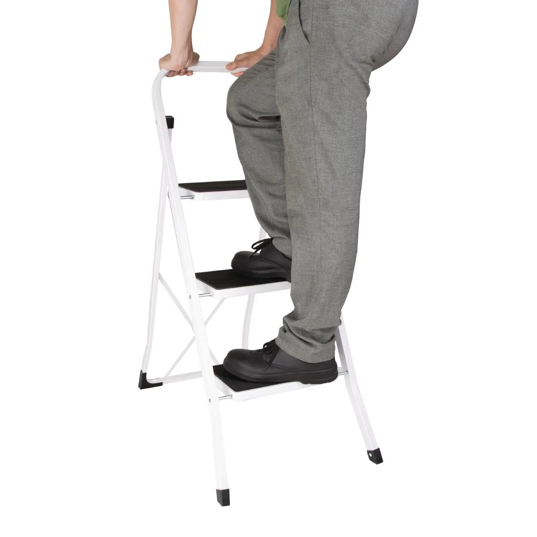 Folding Step Stool 3 Tread - Image 7