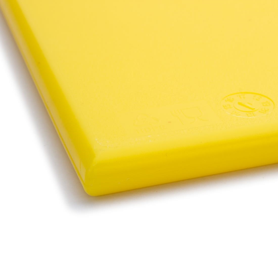 Hygiplas Anti Microbial High Density Yellow Chopping Board