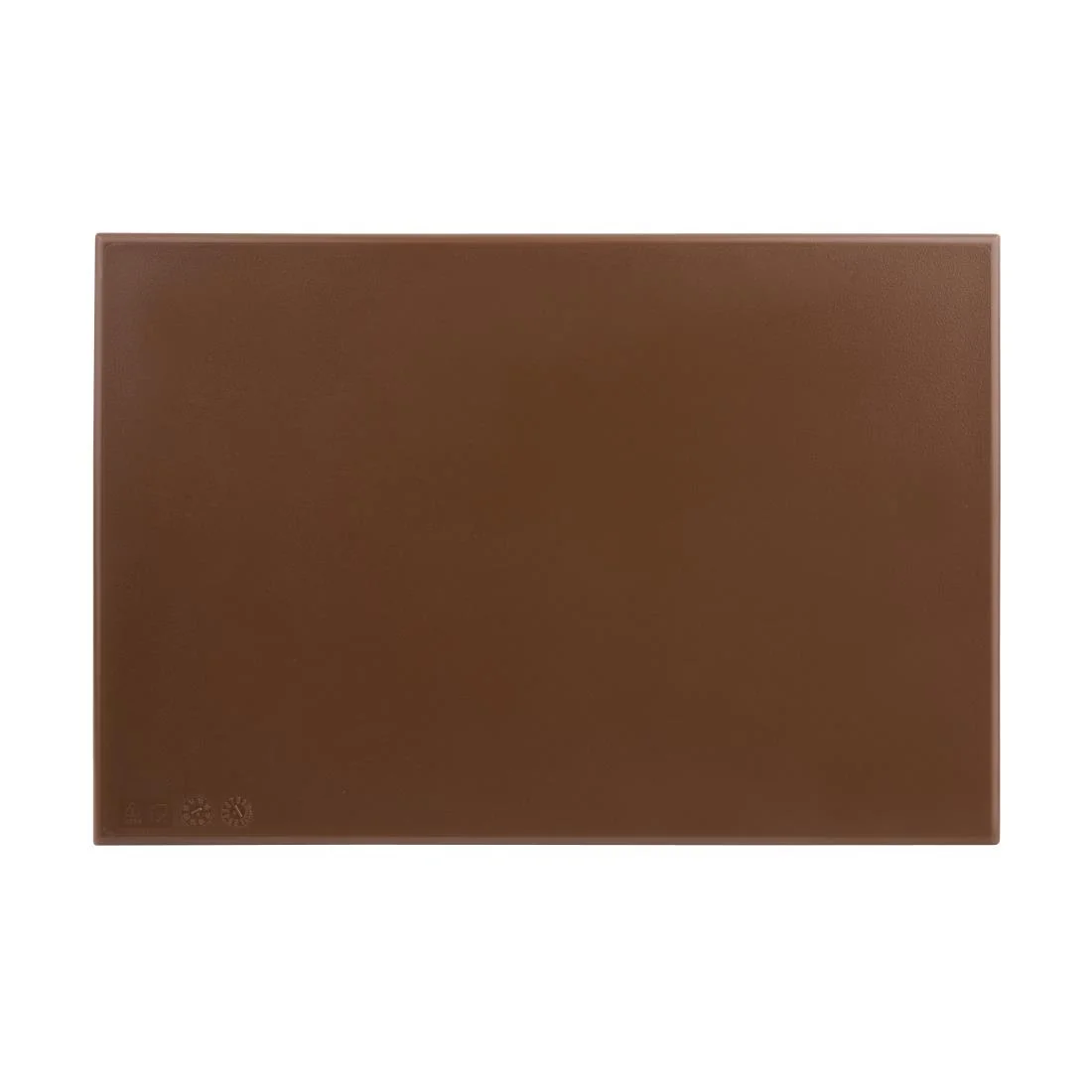Hygiplas Anti Microbial High Density Brown Chopping Board - Image 6