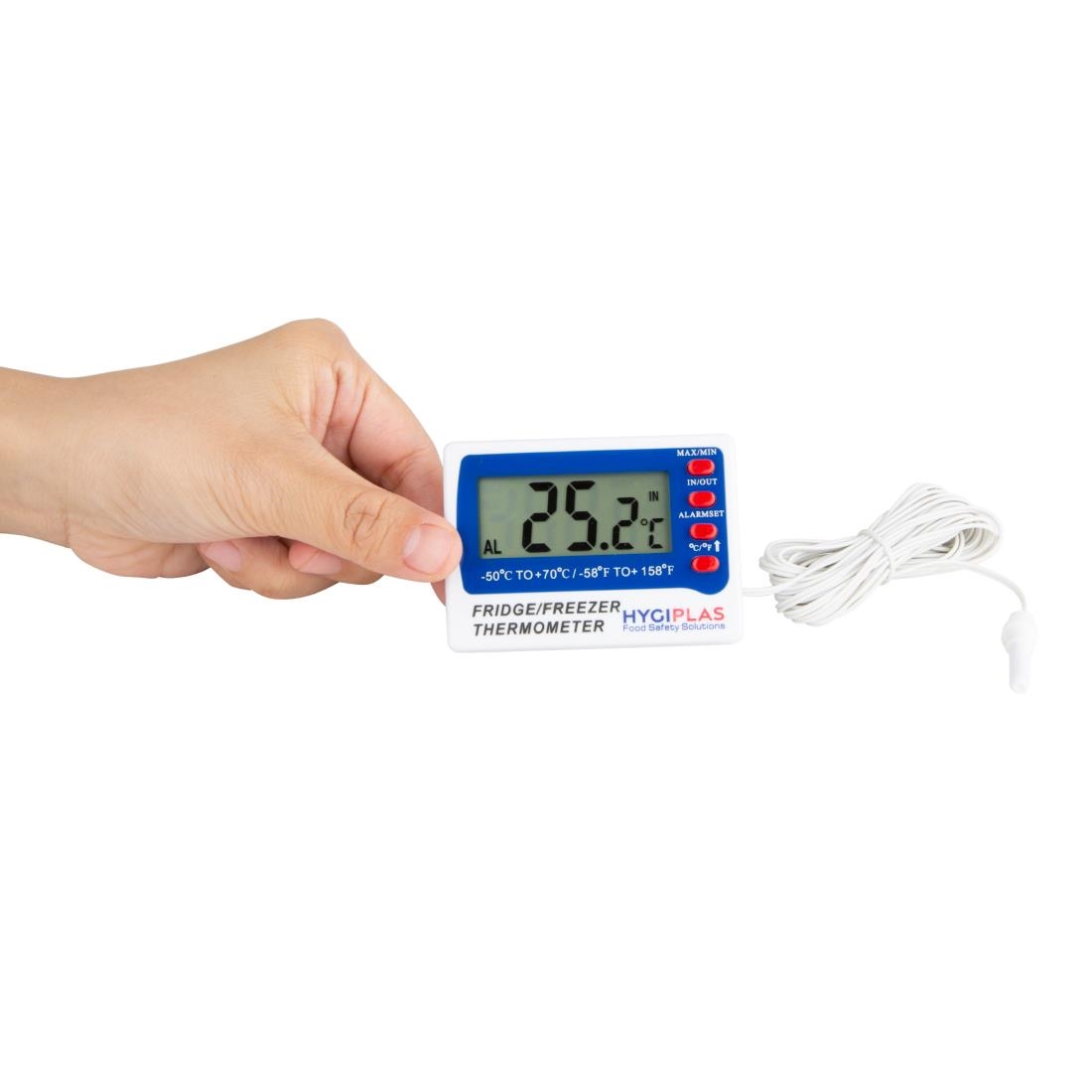 Hygiplas Digital Fridge/Freezer Thermometer