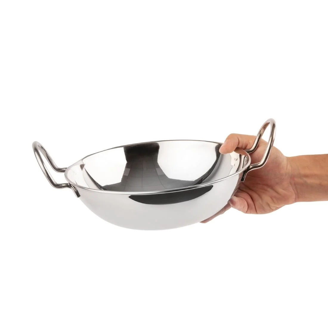 Flat Bottomed Large Balti Serving Dish - Image 4