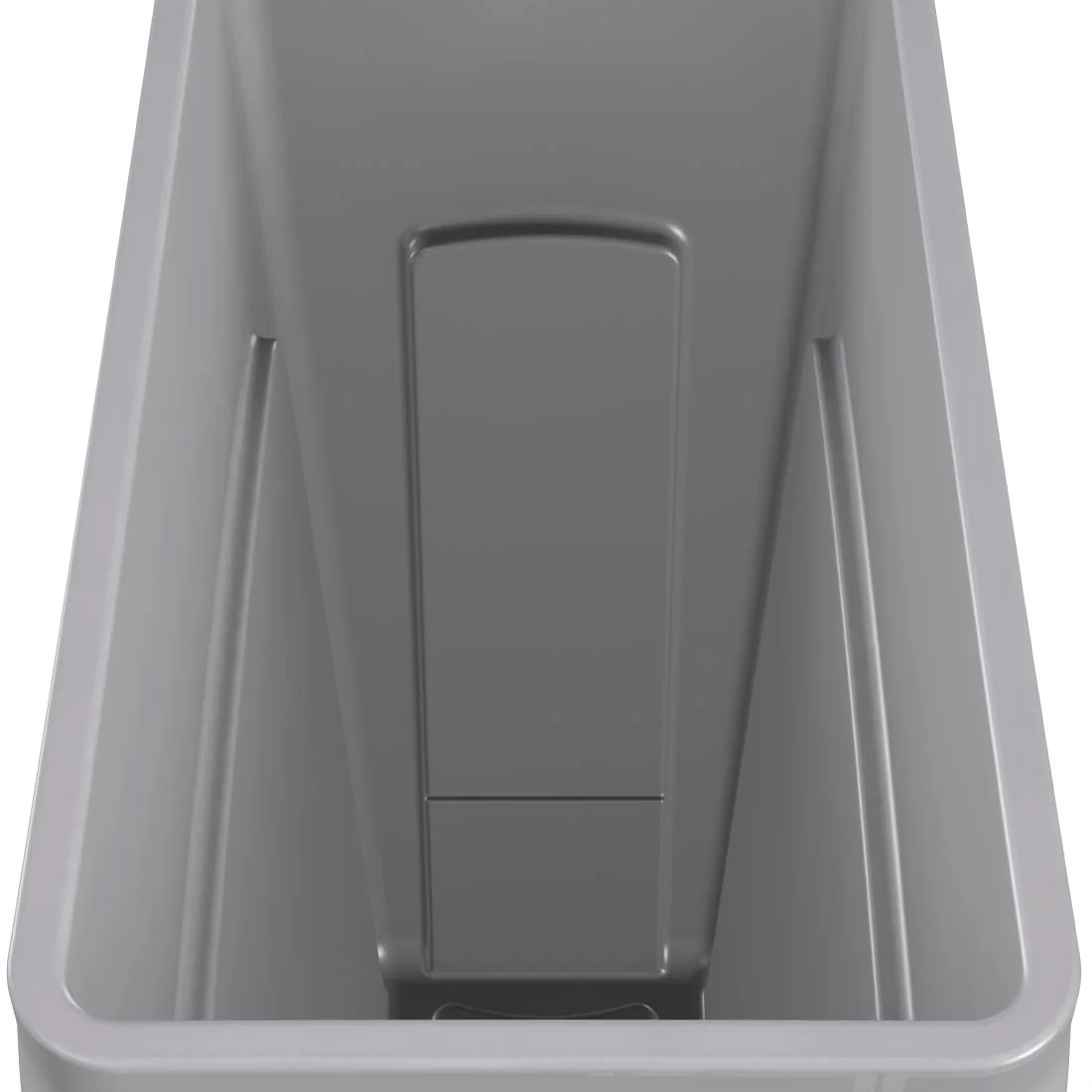 Rubbermaid Slim Jim Container with Venting Channels Grey 60Ltr - Image 10