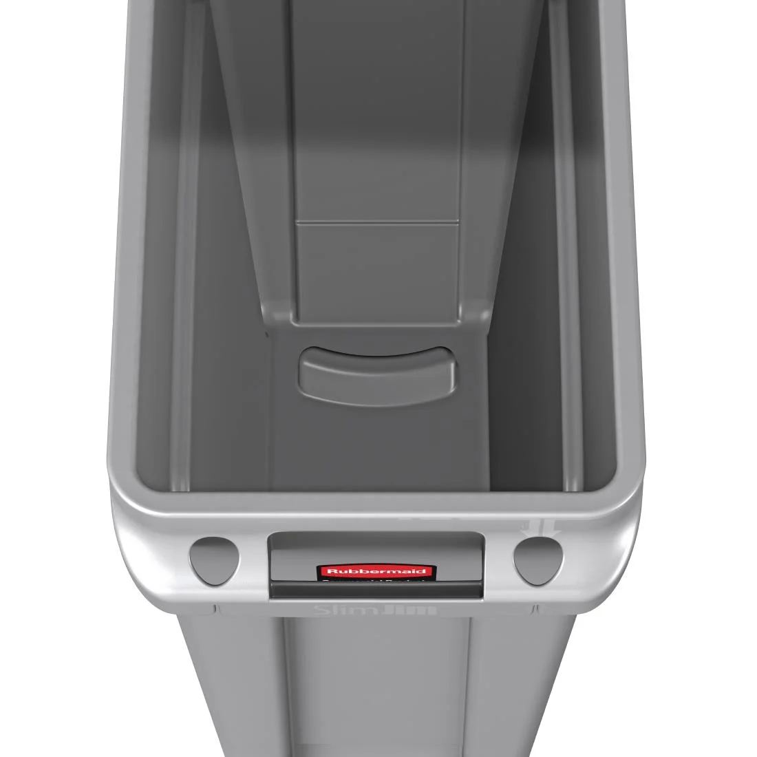 Rubbermaid Slim Jim Container with Venting Channels Grey 60Ltr - Image 11