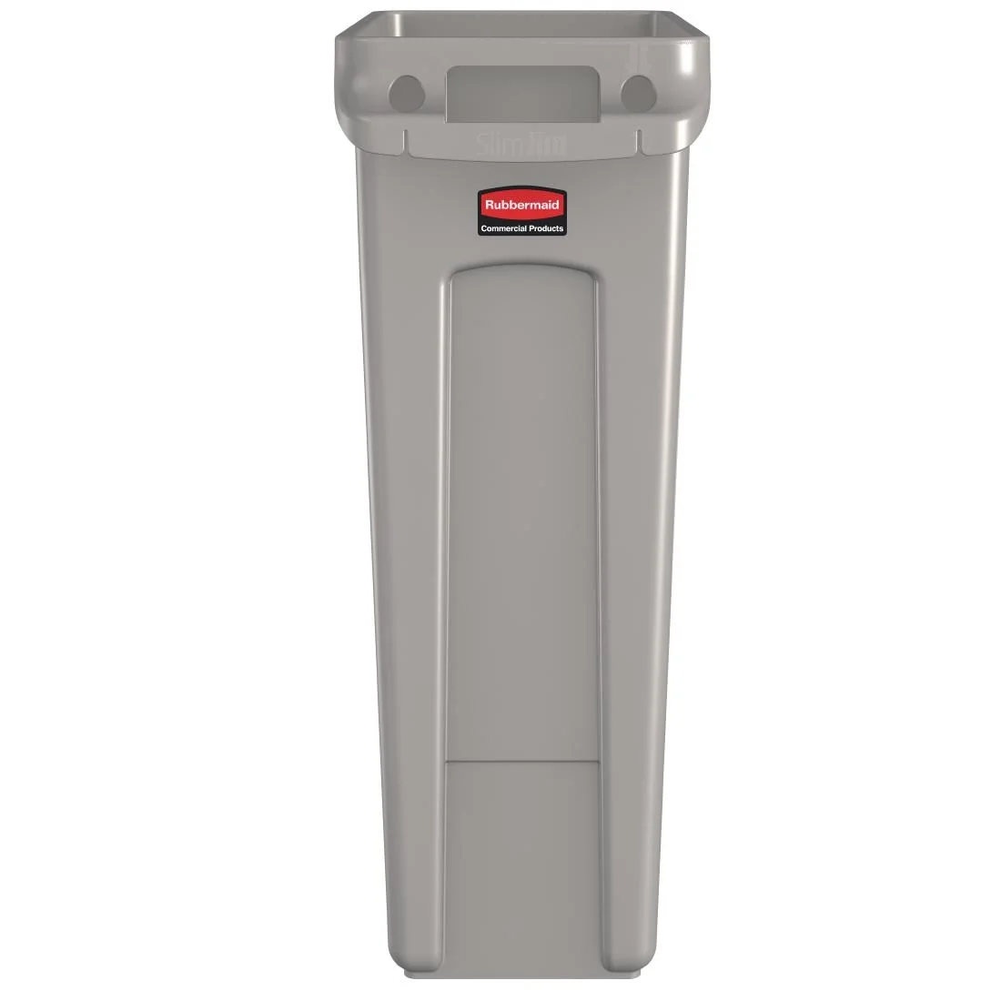 Rubbermaid Slim Jim Container with Venting Channels Grey 60Ltr - Image 3
