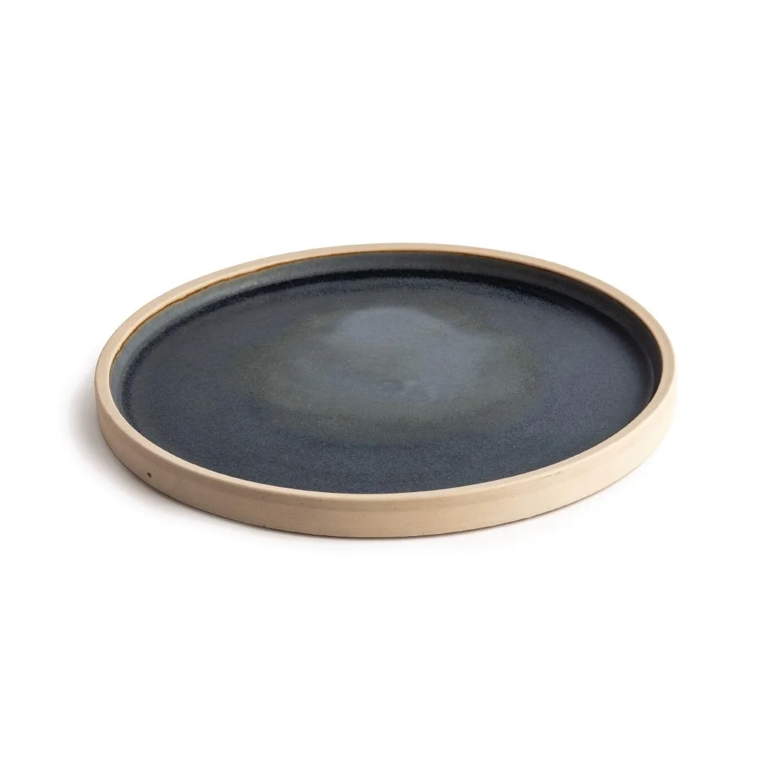 Olympia Canvas Flat Plates Blue Granite 250mm (6 Pack) - Image 3