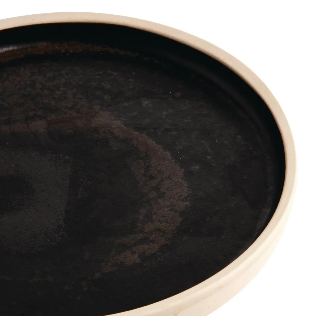 Olympia Canvas Flat Plates Delhi Black 180mm (6 Pack) - Image 5