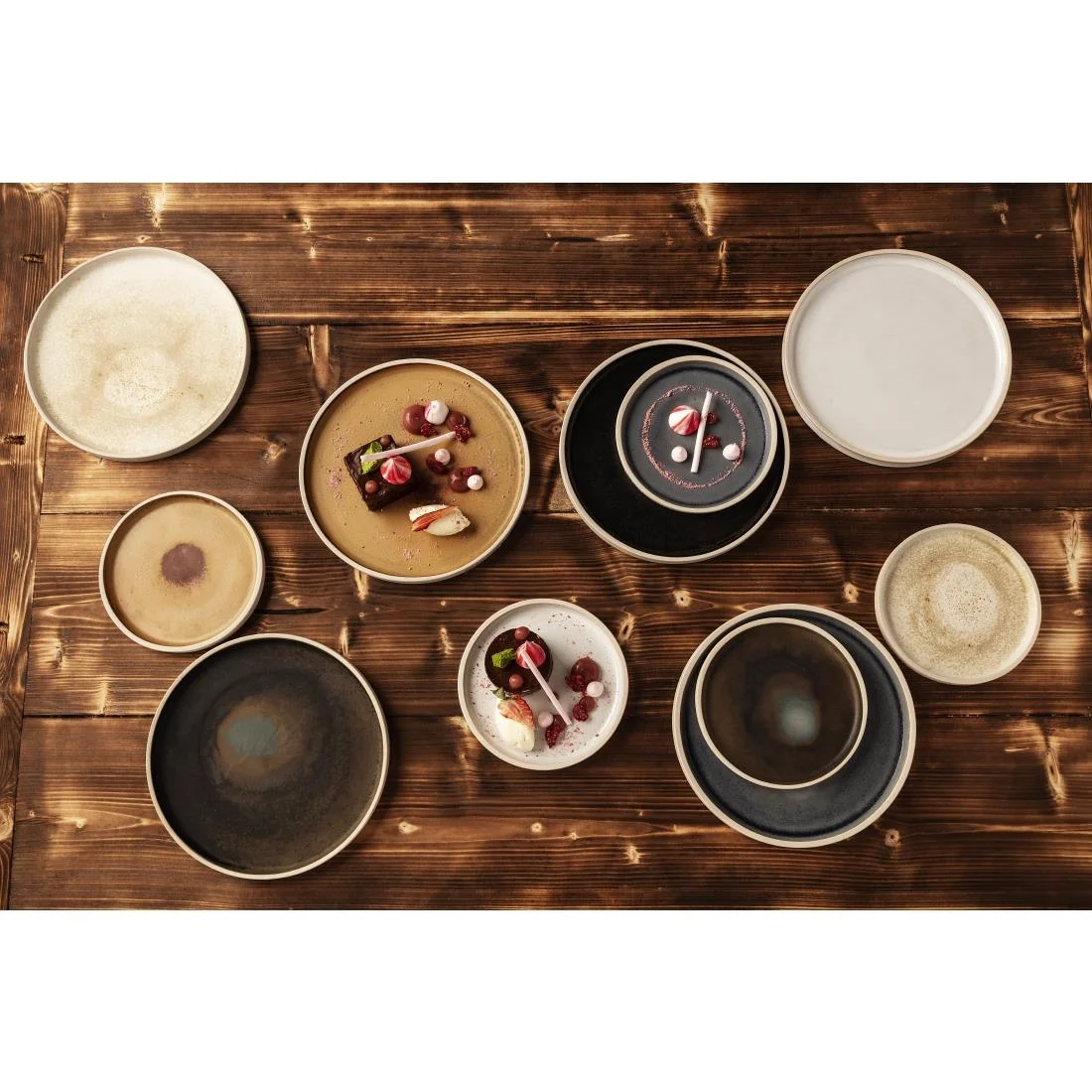 Olympia Canvas Flat Plates Wheat 250mm (6 Pack) - Image 4