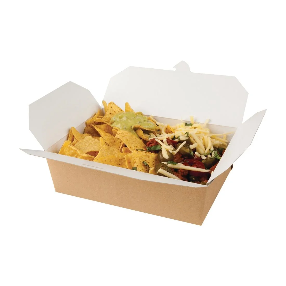 Colpac Recyclable Kraft Microwaveable Food Boxes 1950ml / 68oz (200 Pack) - Image 7