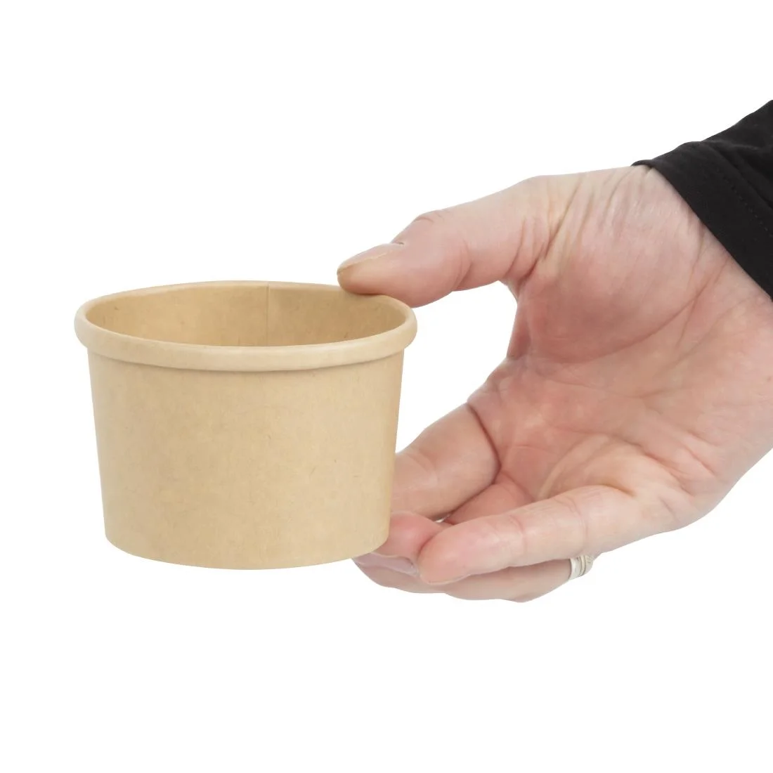 Colpac Recyclable Kraft Microwavable Soup Cups 225ml (500 Pack) - Image 5