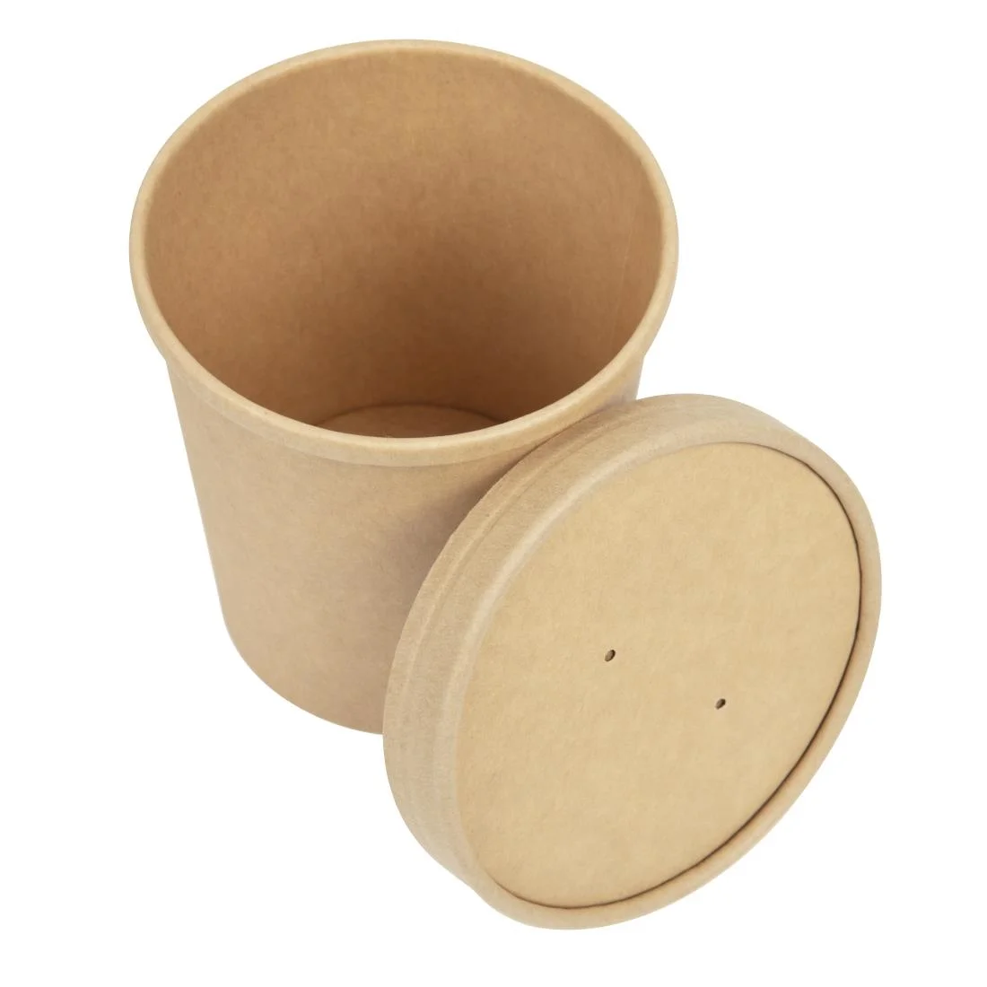 Colpac Recyclable Kraft Microwavable Soup Cups 450ml / 16oz (500 Pack) - Image 6