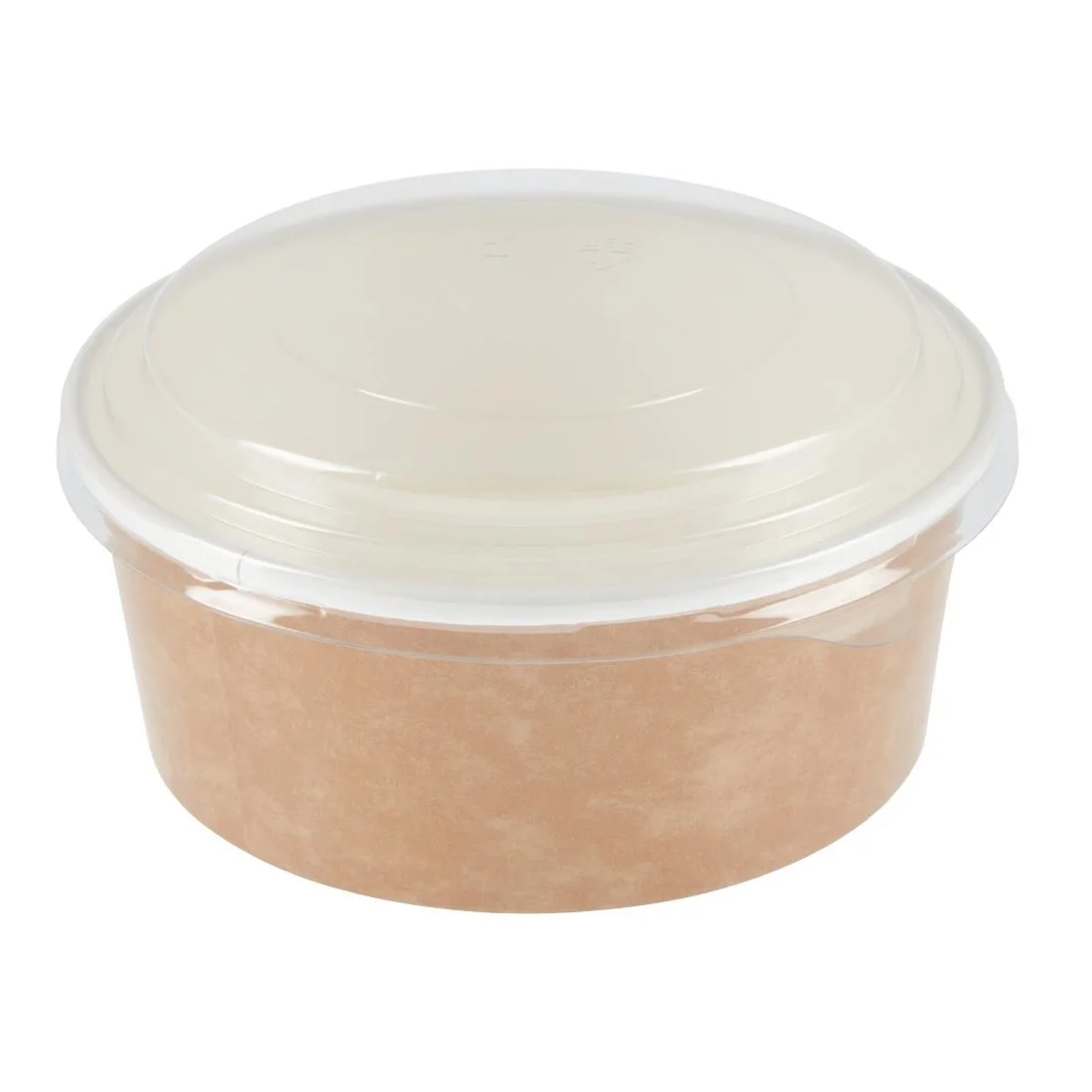 Colpac Recyclable Kraft Salad Pots With Lid (150 Pack) - Image 2