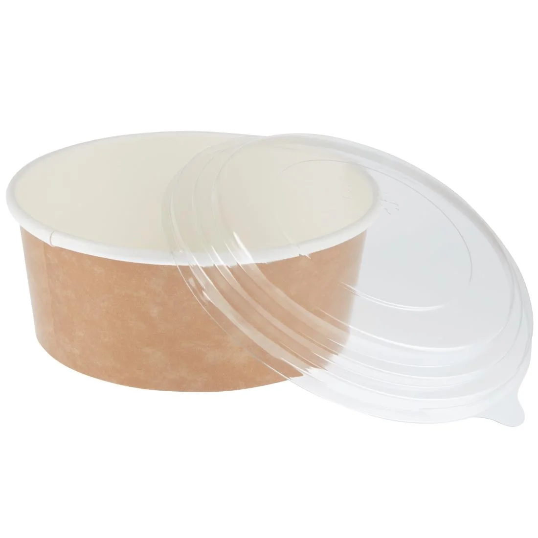 Colpac Recyclable Kraft Salad Pots With Lid (150 Pack) - Image 4