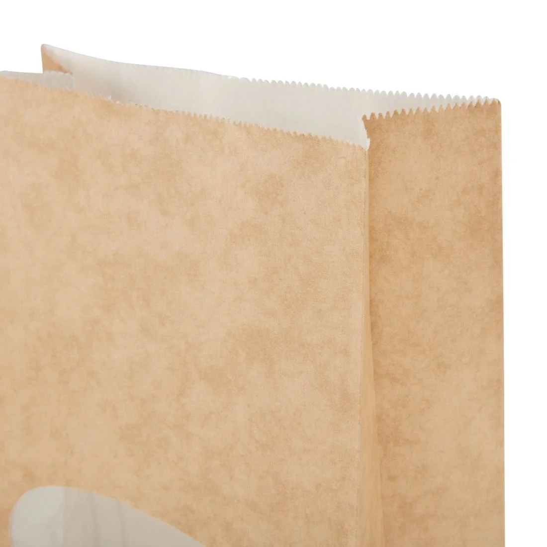 Colpac Recyclable Paper Sandwich Bags With Window Kraft (250 Pack) - Image 2