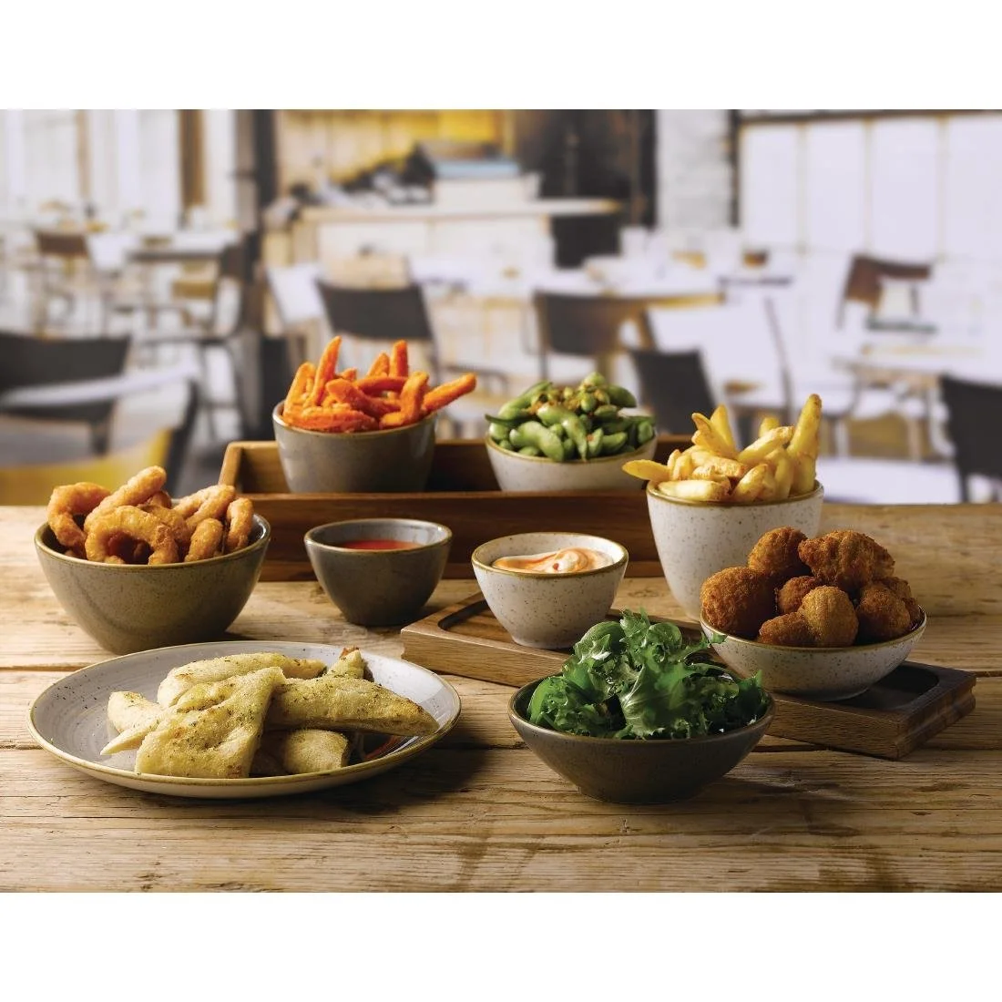 Churchill Stonecast Chip Mugs Grey 11oz 100mm (12 Pack) - Image 2