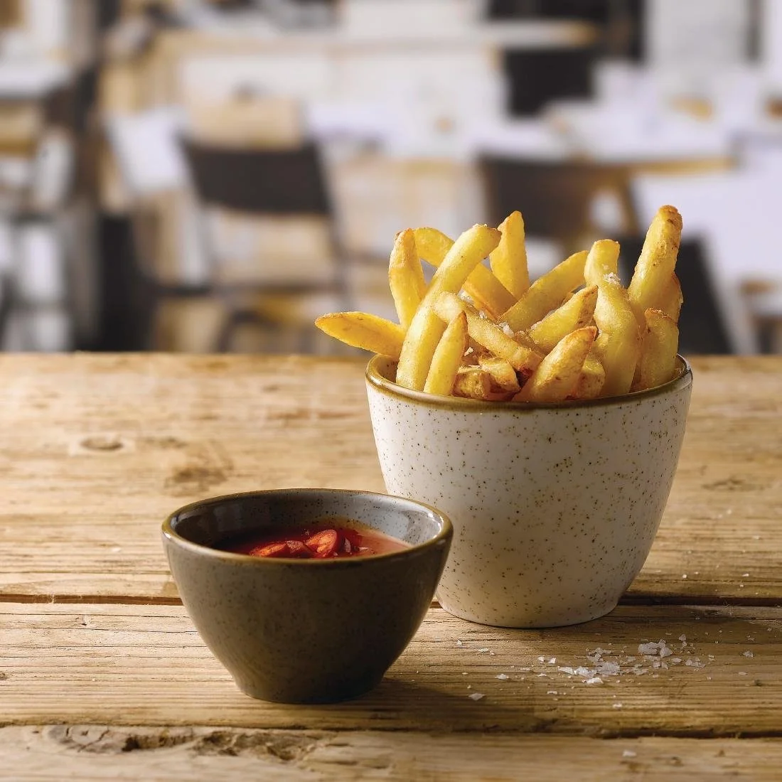 Churchill Stonecast Chip Mugs Barley White 11oz 100mm (12 Pack) - Image 4