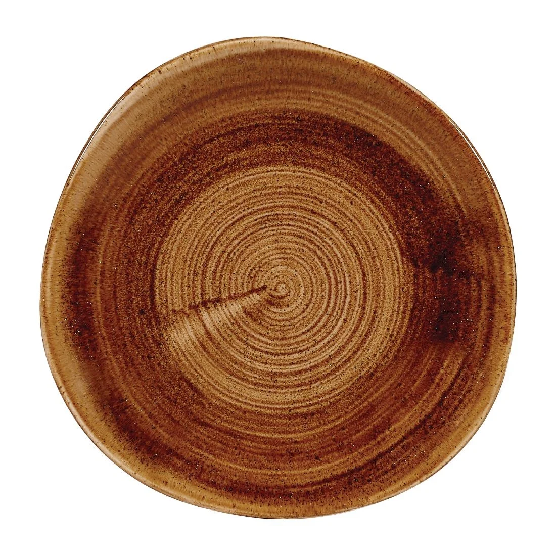Churchill Stonecast Patina Organic Round Plates Vintage Copper 210mm (12 Pack)