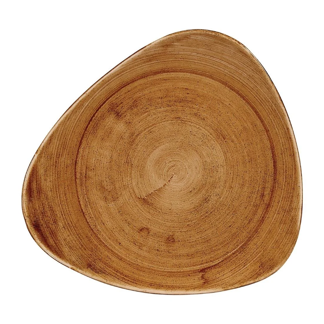 Churchill Stonecast Patina Triangular Plates Vintage Copper 311mm (6 Pack)
