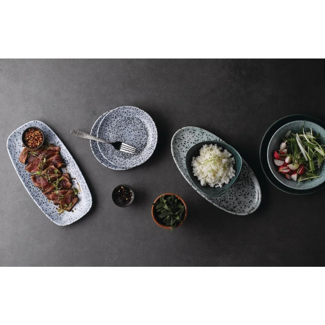 Churchill Stone Coupe Bowls Aquamarine 15oz 182mm (12 Pack) - Image 8