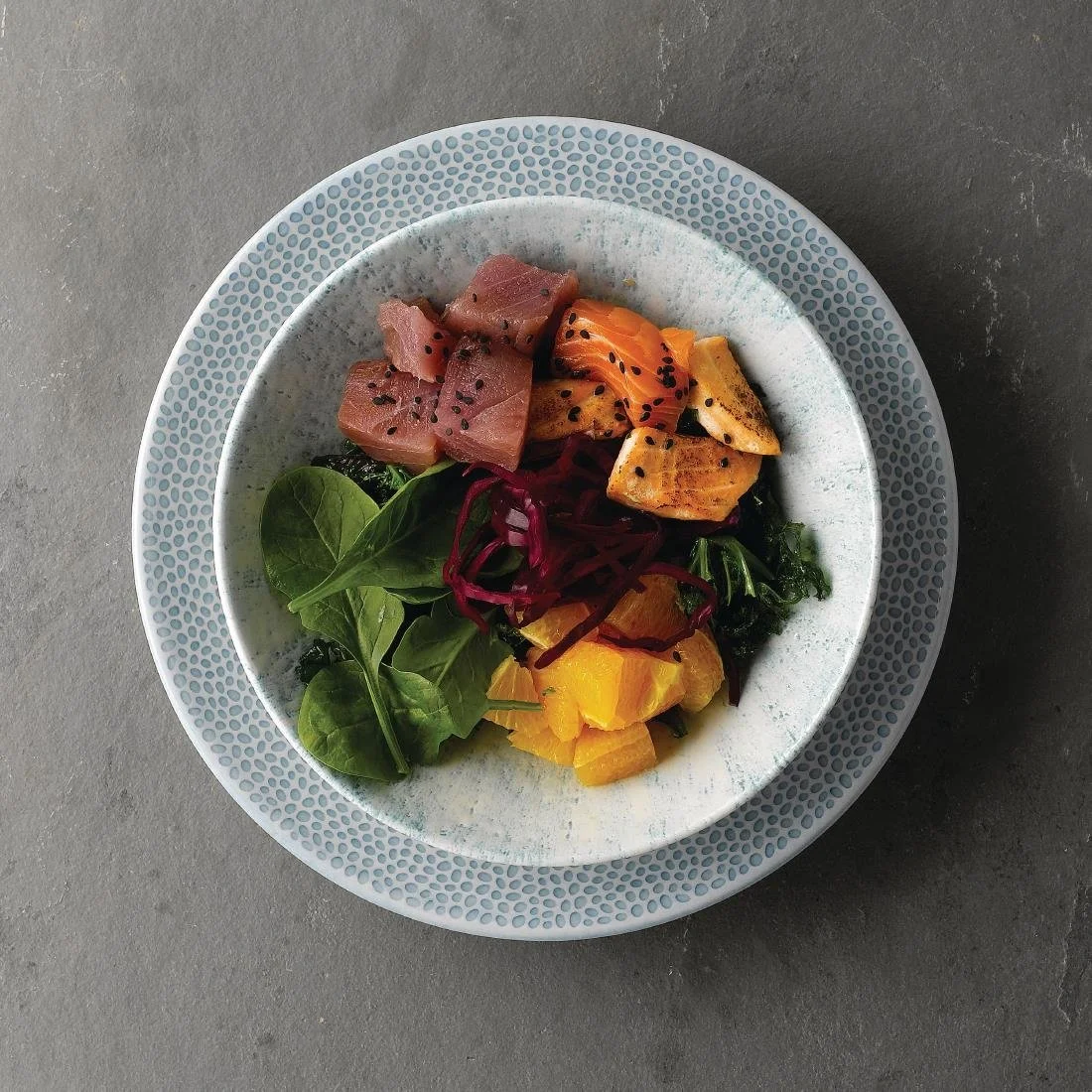 Churchill Isla Deep Coupe Plates Ocean Blue 255mm (12 Pack) - Image 5