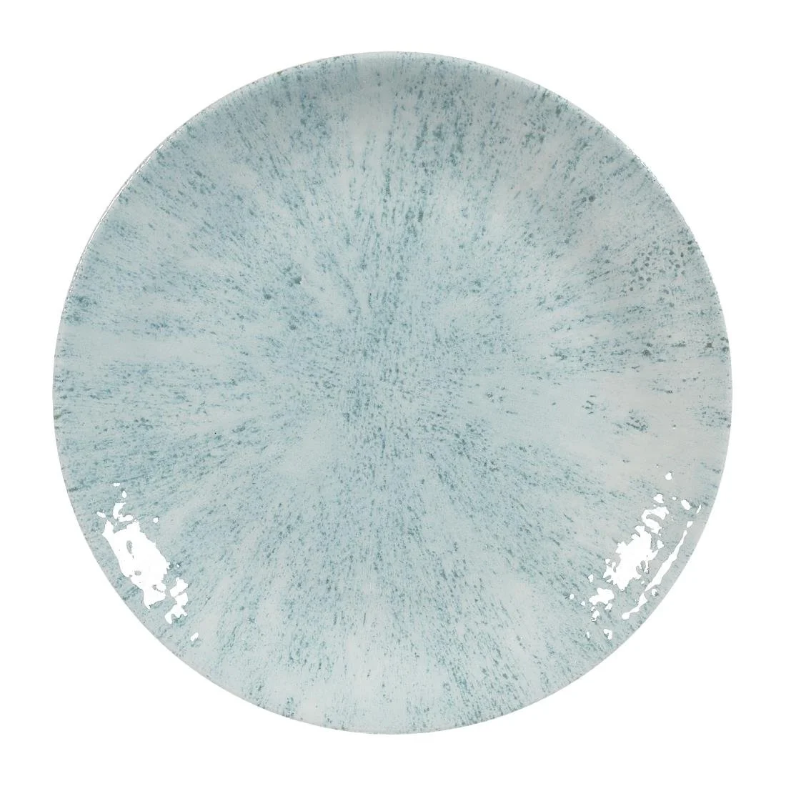 Churchill Stone Coupe Plates Aquamarine 165mm (12 Pack)