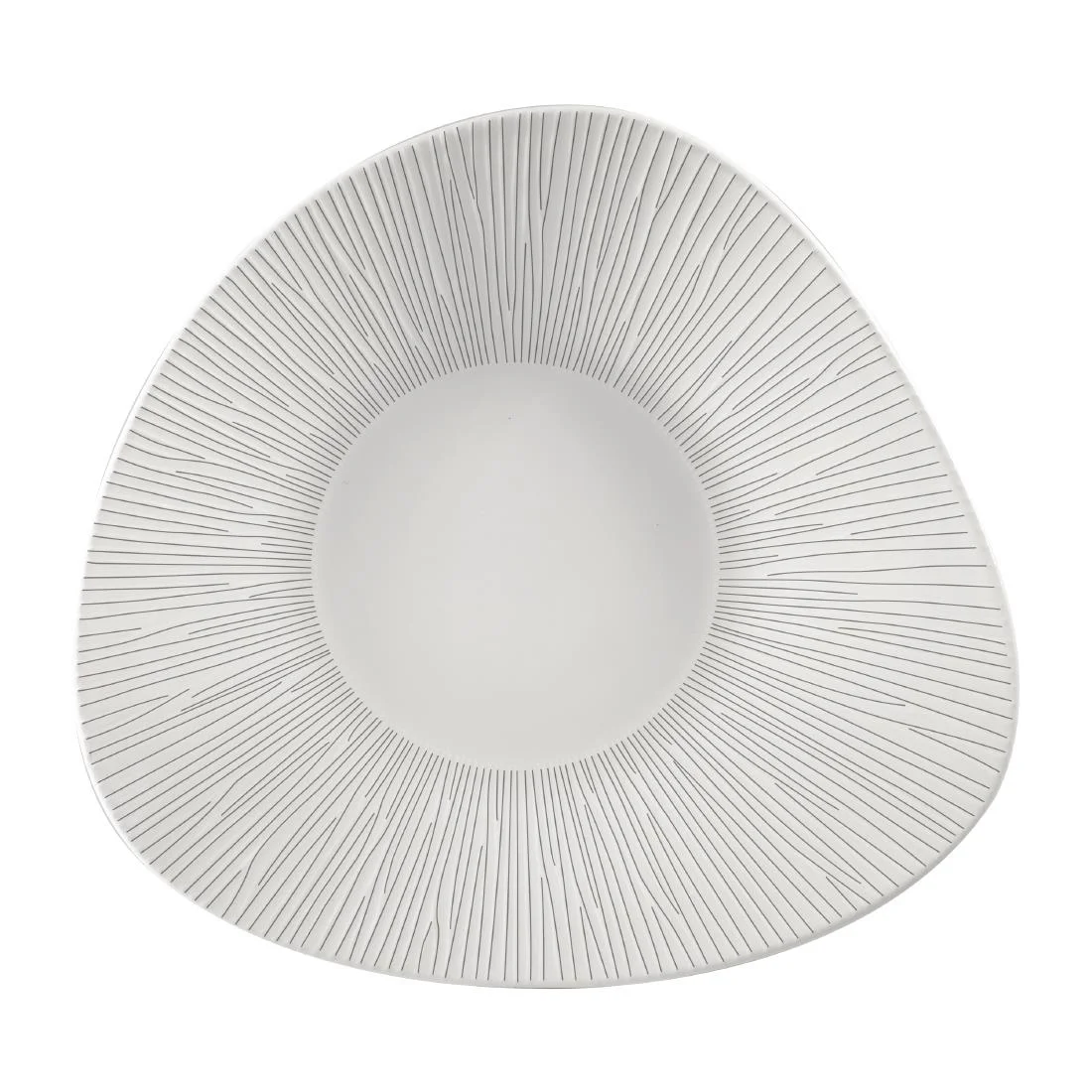 Churchill Bamboo Triangle Shallow Bowls 272mm (12 Pack)