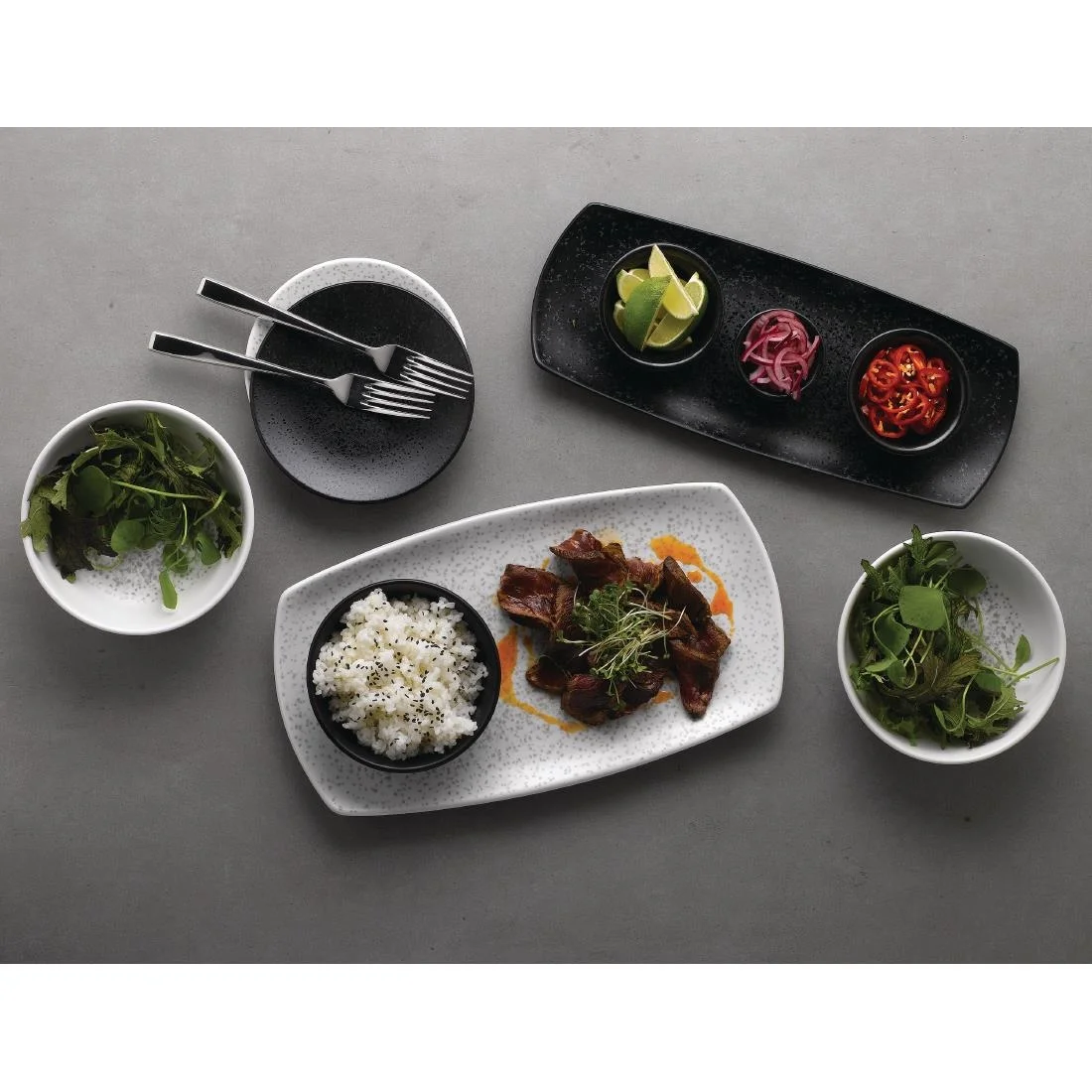 Churchill Menu Shades Caldera Ash Coupe Plates 155mm (6 Pack) - Image 5