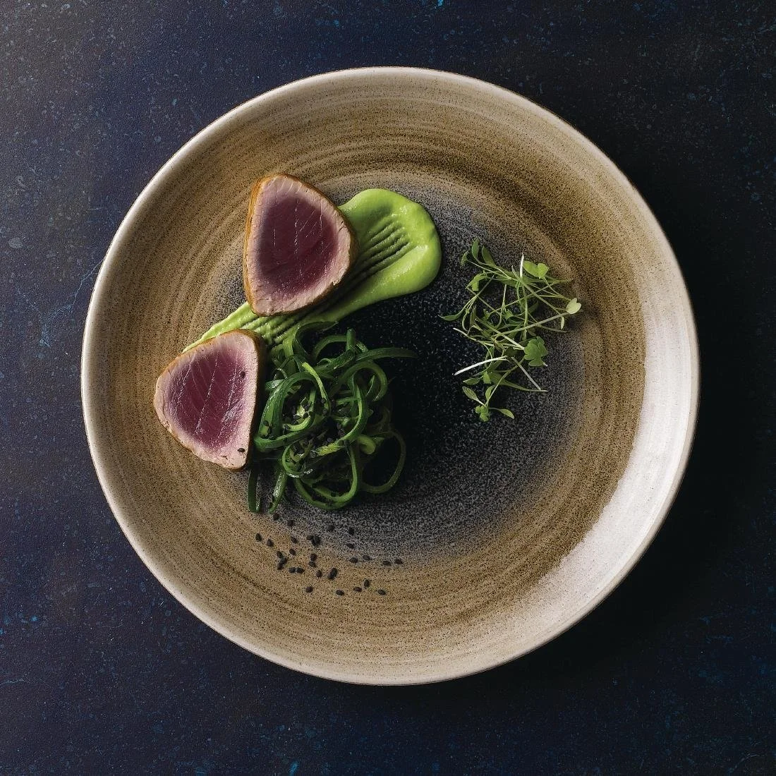 Churchill Stonecast Aqueous Coupe Plates Bayou Taupe 288mm (12 Pack) - Image 8