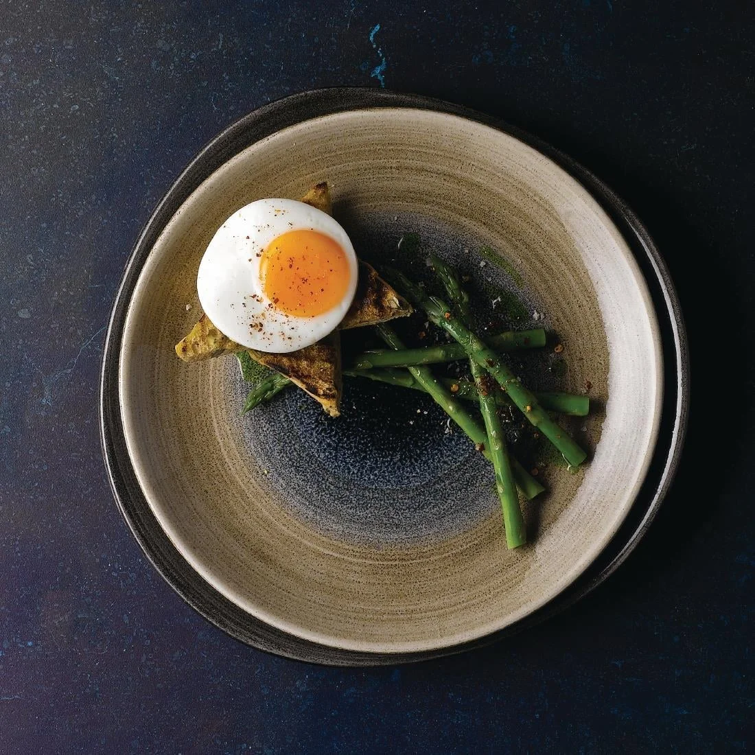 Churchill Stonecast Aqueous Coupe Plates Bayou Taupe 217mm (12 Pack) - Image 5