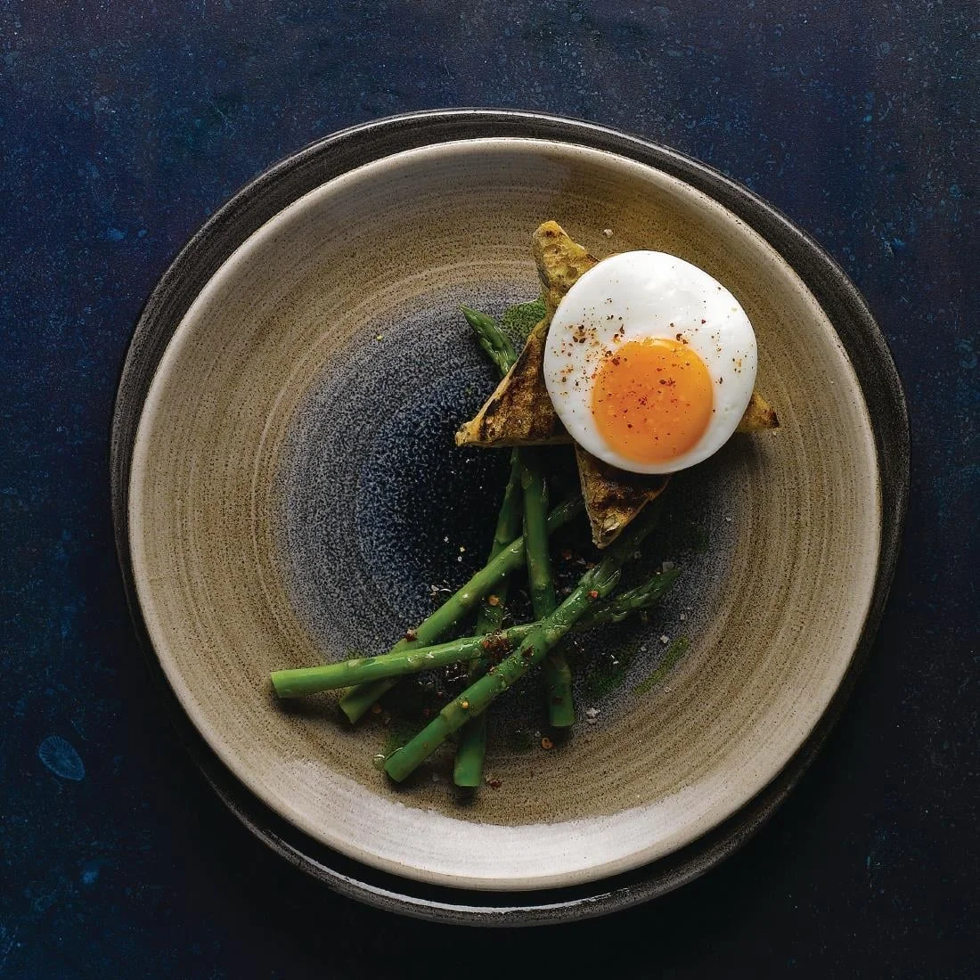 Churchill Stonecast Aqueous Coupe Plates Bayou Taupe 217mm (12 Pack) - Image 6